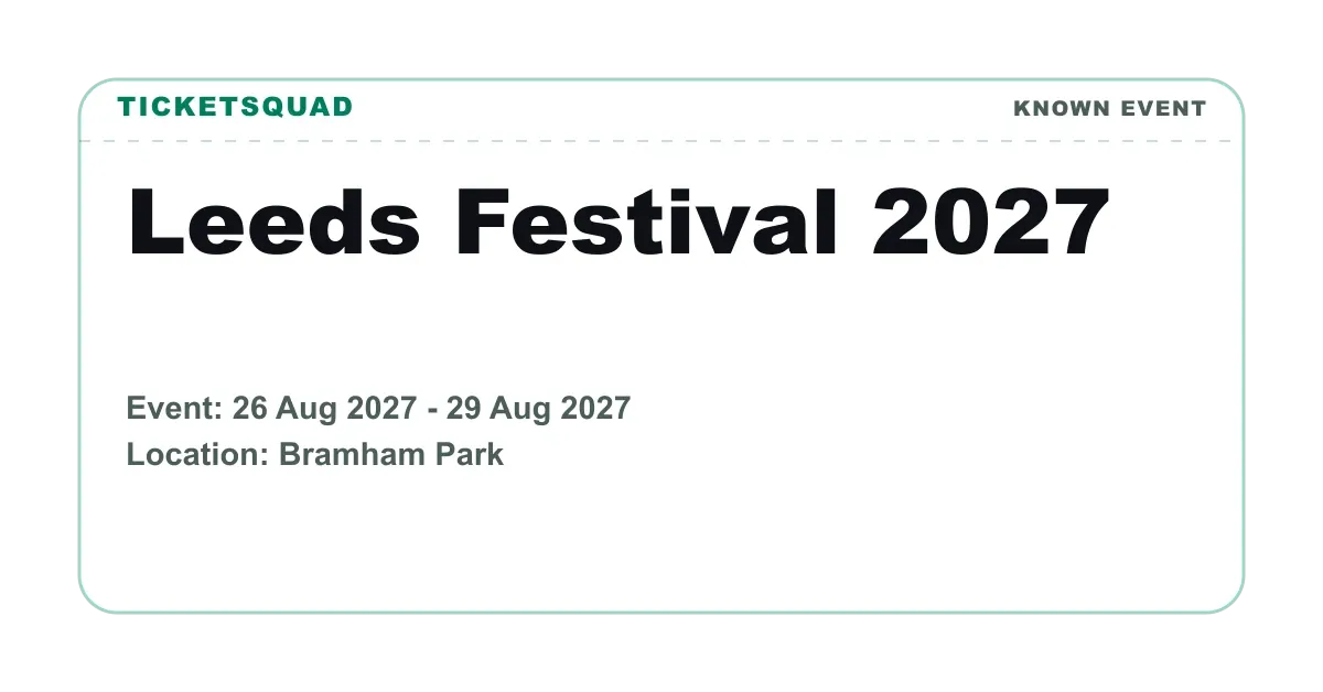 Leeds Festival