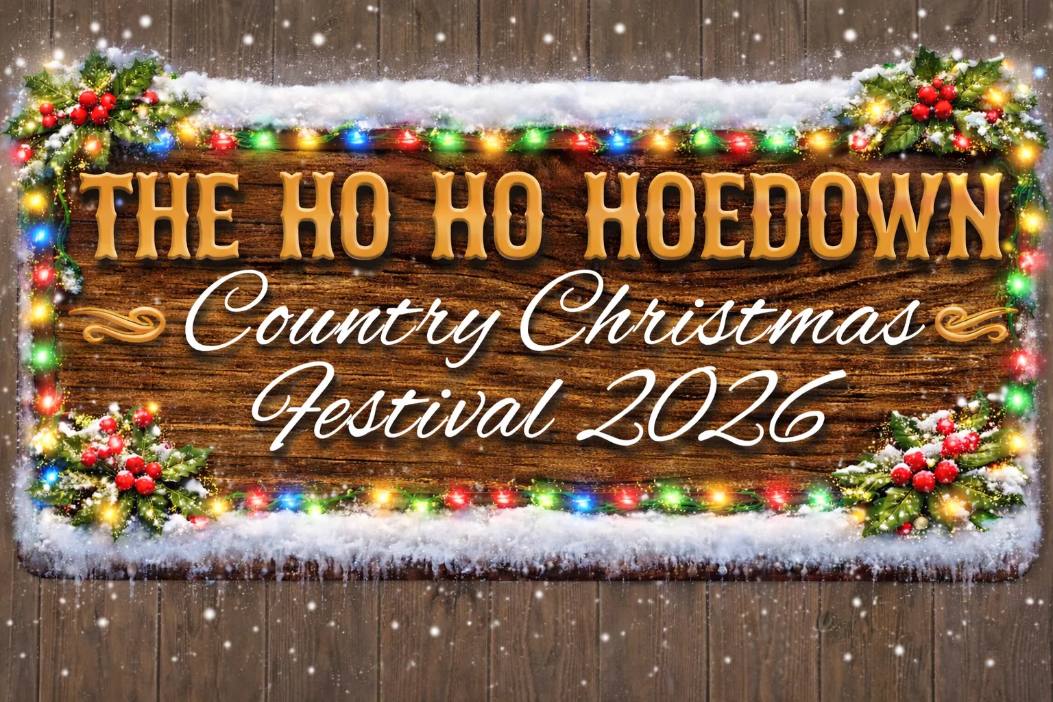 The Ho Ho Hoedown 2026 - Country Christmas Festival